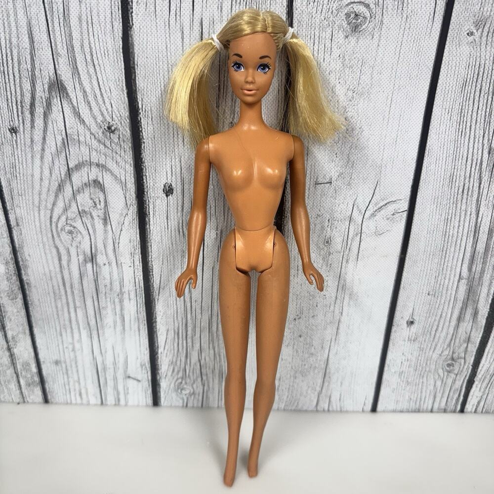 Vtg 1970s Sunset Malibu PJ Barbie Doll Steffie Face Korea Body Nude